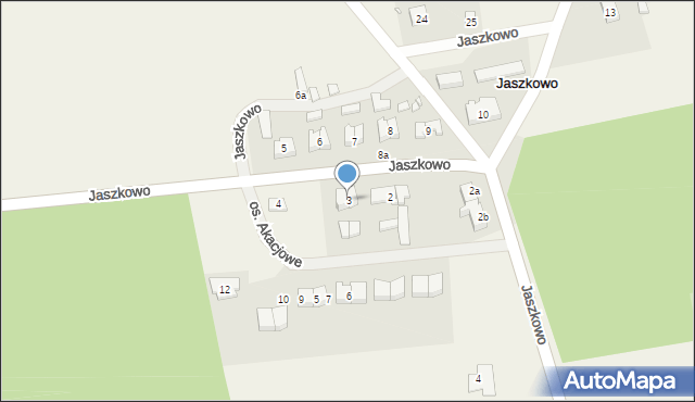 Jaszkowo, Jaszkowo, 3, mapa Jaszkowo