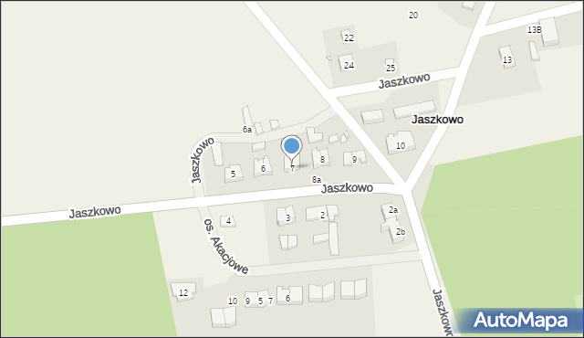 Jaszkowo, Jaszkowo, 7, mapa Jaszkowo