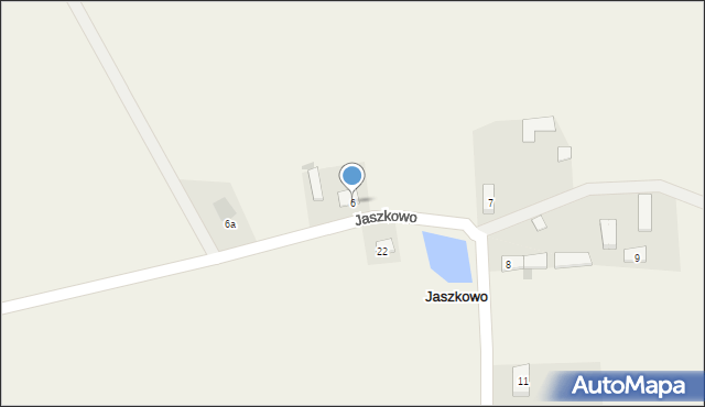 Jaszkowo, Jaszkowo, 6, mapa Jaszkowo