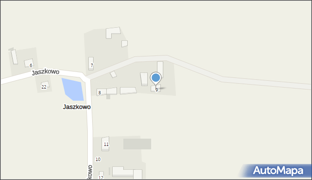 Jaszkowo, Jaszkowo, 9, mapa Jaszkowo