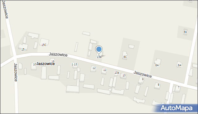 Jaszowice, Jaszowice, 13a, mapa Jaszowice