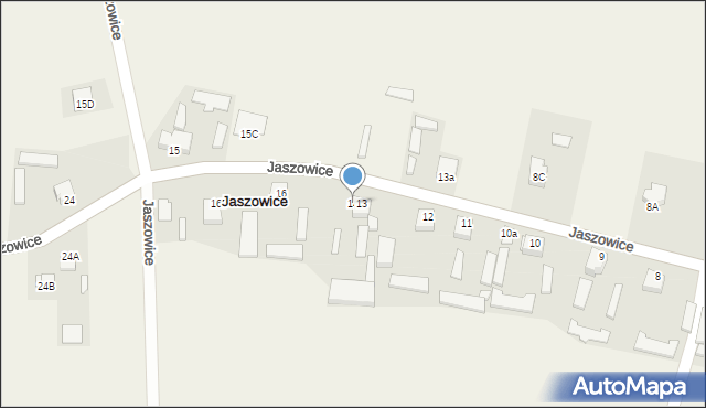 Jaszowice, Jaszowice, 14, mapa Jaszowice