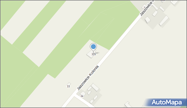 Jaszowice-Kolonia, Jaszowice-Kolonia, 32b, mapa Jaszowice-Kolonia