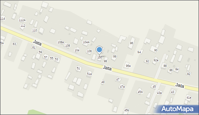 Jata, Jata, 100, mapa Jata