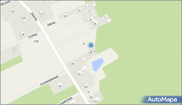 Jatne, Jasna, 41, mapa Jatne