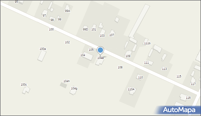 Jatutów, Jatutów, 106, mapa Jatutów