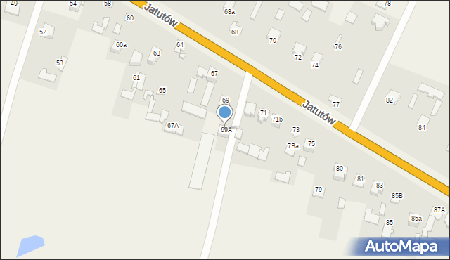 Jatutów, Jatutów, 69A, mapa Jatutów