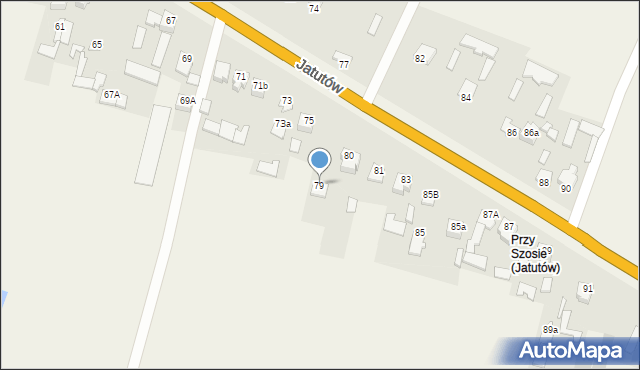Jatutów, Jatutów, 79, mapa Jatutów