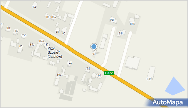 Jatutów, Jatutów, 93, mapa Jatutów
