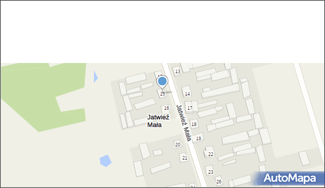 Jatwieź Mała, Jatwieź Mała, 15, mapa Jatwieź Mała