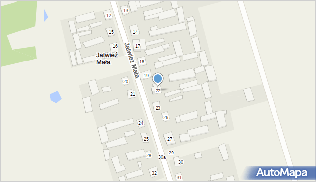 Jatwieź Mała, Jatwieź Mała, 22, mapa Jatwieź Mała
