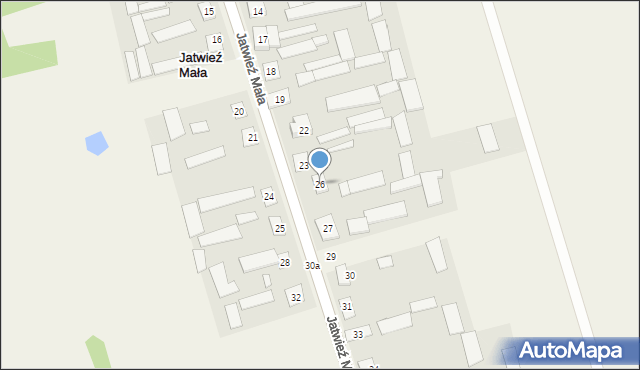 Jatwieź Mała, Jatwieź Mała, 26, mapa Jatwieź Mała
