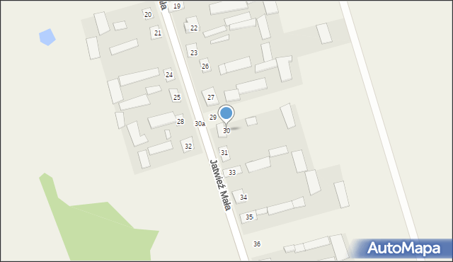 Jatwieź Mała, Jatwieź Mała, 30, mapa Jatwieź Mała