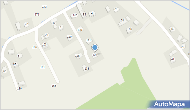 Jawczyce, Jawczyce, 122, mapa Jawczyce