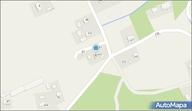 Jawczyce, Jawczyce, 92, mapa Jawczyce