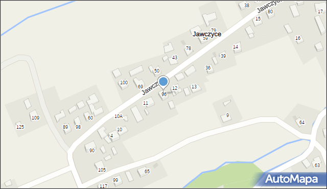 Jawczyce, Jawczyce, 96, mapa Jawczyce