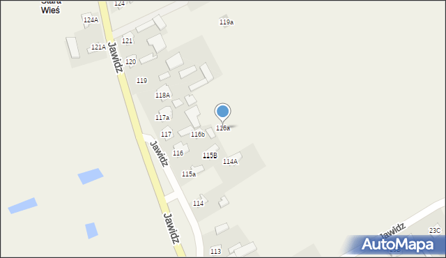 Jawidz, Jawidz, 116a, mapa Jawidz