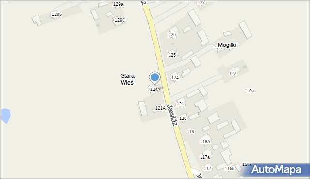 Jawidz, Jawidz, 124A, mapa Jawidz