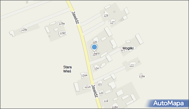Jawidz, Jawidz, 125, mapa Jawidz