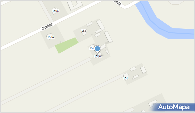 Jawidz, Jawidz, 151A, mapa Jawidz