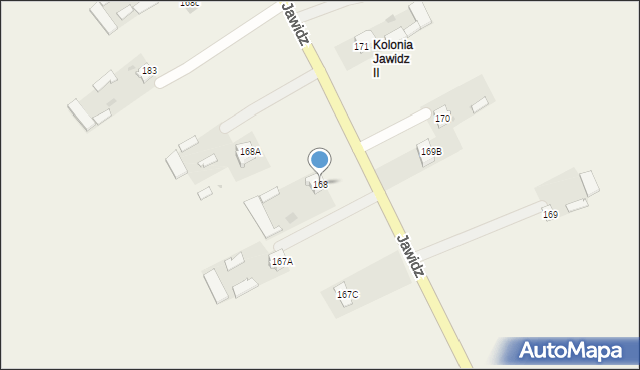 Jawidz, Jawidz, 168, mapa Jawidz