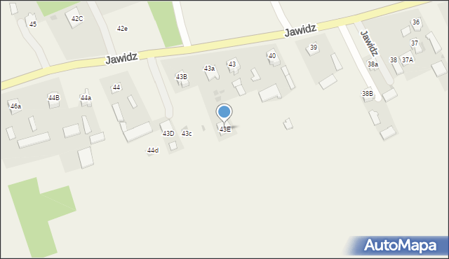 Jawidz, Jawidz, 43E, mapa Jawidz