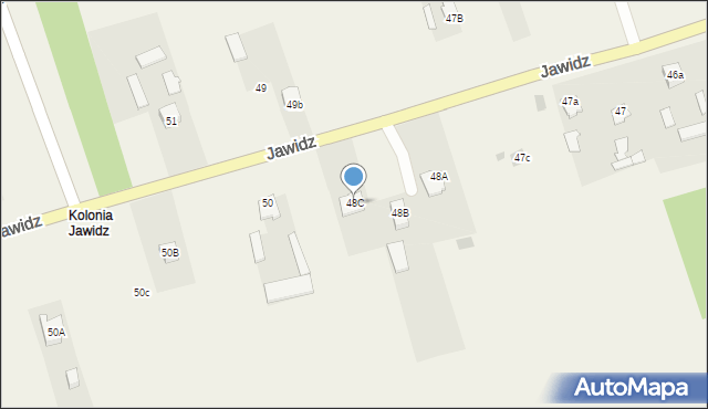 Jawidz, Jawidz, 48C, mapa Jawidz