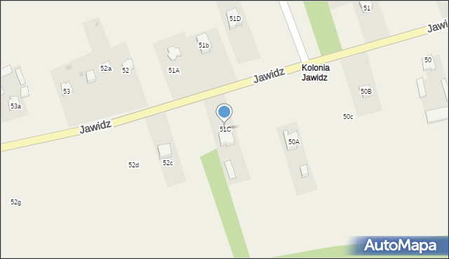 Jawidz, Jawidz, 51C, mapa Jawidz