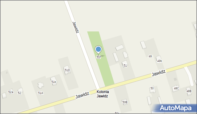 Jawidz, Jawidz, 51f, mapa Jawidz