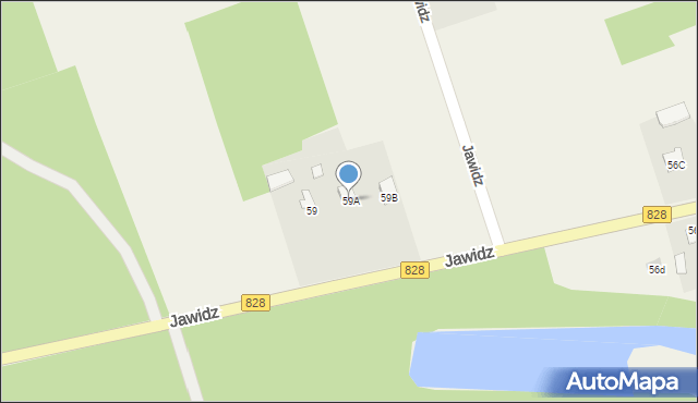 Jawidz, Jawidz, 59A, mapa Jawidz