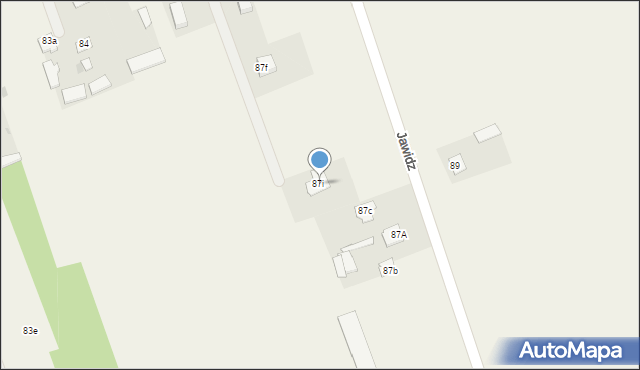 Jawidz, Jawidz, 87i, mapa Jawidz