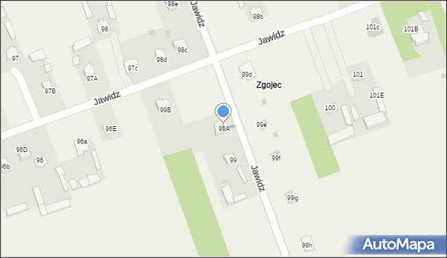 Jawidz, Jawidz, 99A, mapa Jawidz