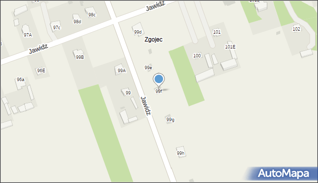 Jawidz, Jawidz, 99f, mapa Jawidz