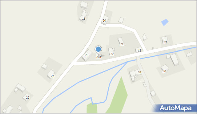 Jawiszów, Jawiszów, 22a, mapa Jawiszów
