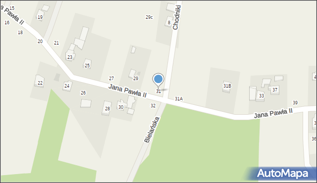 Jawiszowice, Jana Pawła II, 31, mapa Jawiszowice