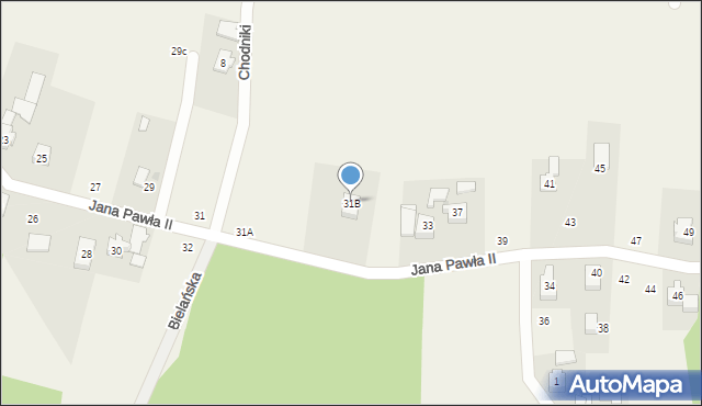 Jawiszowice, Jana Pawła II, 31B, mapa Jawiszowice