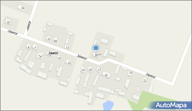 Jawor, Jawor, 16, mapa Jawor
