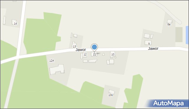 Jawor, Jawor, 11, mapa Jawor