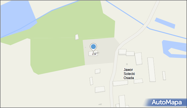 Jawor Solecki, Jawor Solecki, 134, mapa Jawor Solecki