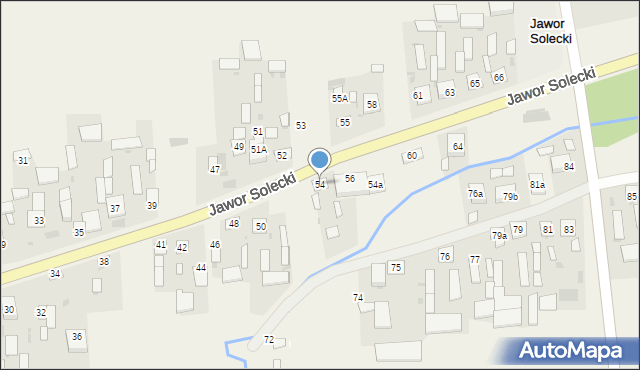 Jawor Solecki, Jawor Solecki, 54, mapa Jawor Solecki