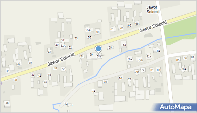 Jawor Solecki, Jawor Solecki, 54a, mapa Jawor Solecki