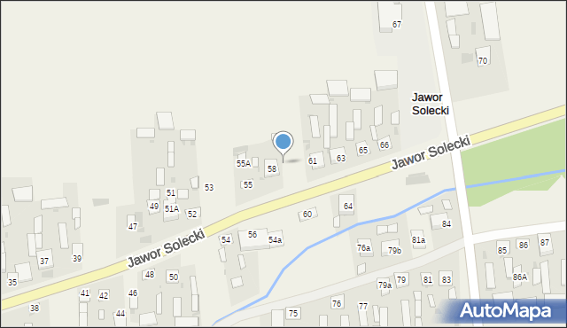 Jawor Solecki, Jawor Solecki, 59, mapa Jawor Solecki