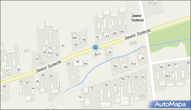 Jawor Solecki, Jawor Solecki, 64a, mapa Jawor Solecki