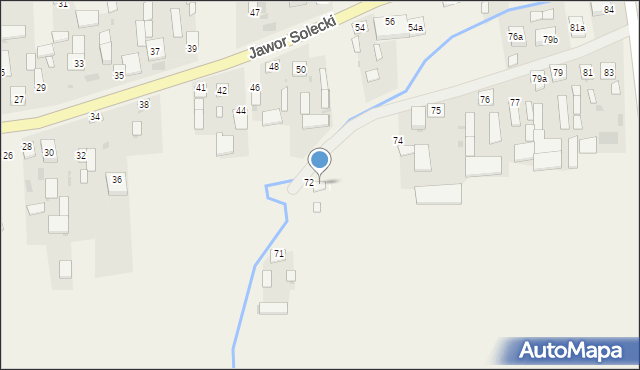 Jawor Solecki, Jawor Solecki, 73a, mapa Jawor Solecki