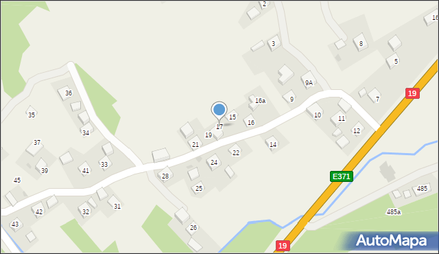 Jawornik, Jawornik, 17, mapa Jawornik