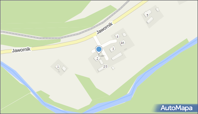 Jawornik, Jawornik, 2/2, mapa Jawornik