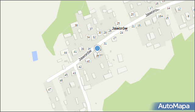 Jaworów, Jaworów, 35, mapa Jaworów