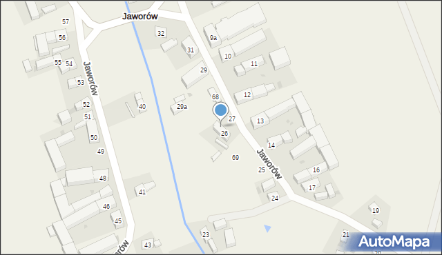 Jaworów, Jaworów, 28, mapa Jaworów
