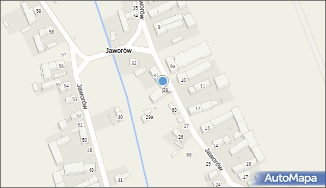 Jaworów, Jaworów, 30, mapa Jaworów