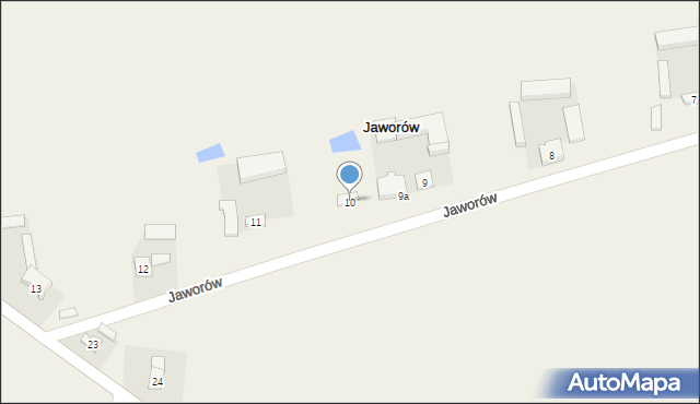 Jaworów, Jaworów, 10, mapa Jaworów